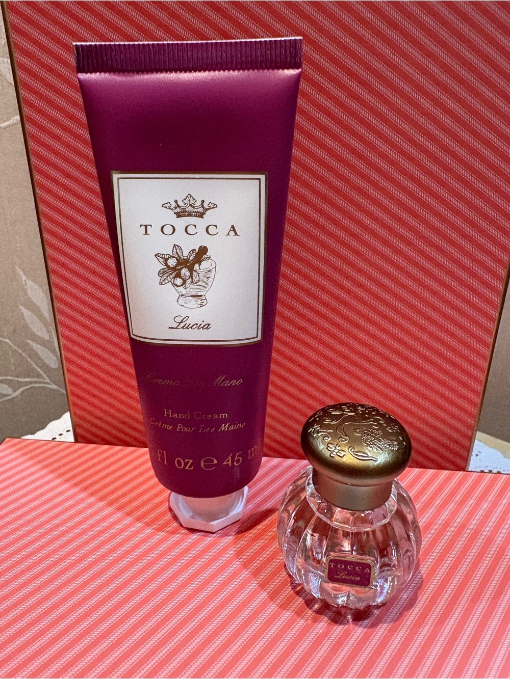 Tocca Lucia Hand Cream with Mini Travel Size Perfume